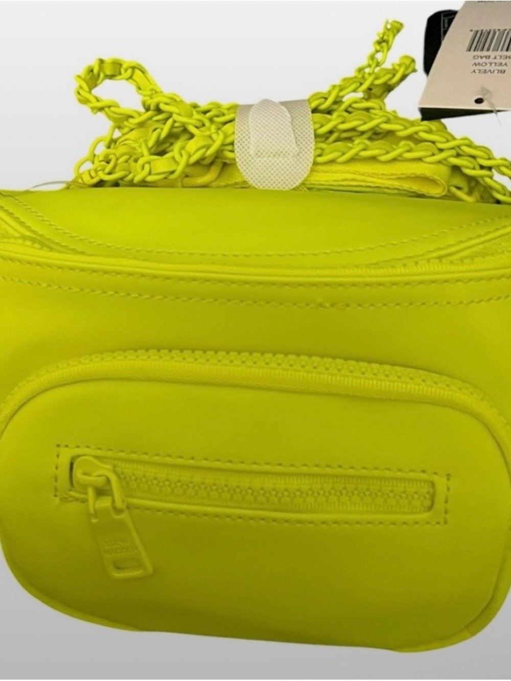 Steve Madden BLively Neon Yellow Convertible Belt Bag NWT - Picture 8 of 12